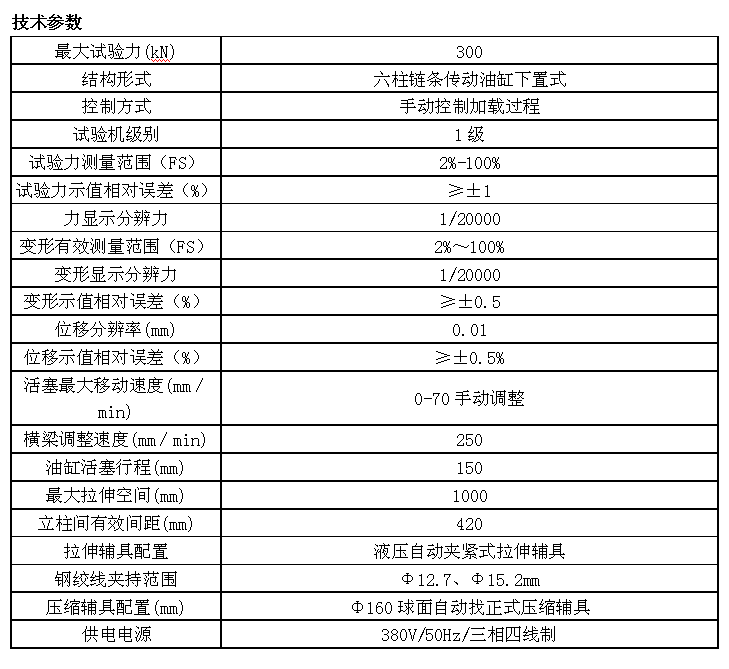 300KN/30吨钢绞线松弛试验机